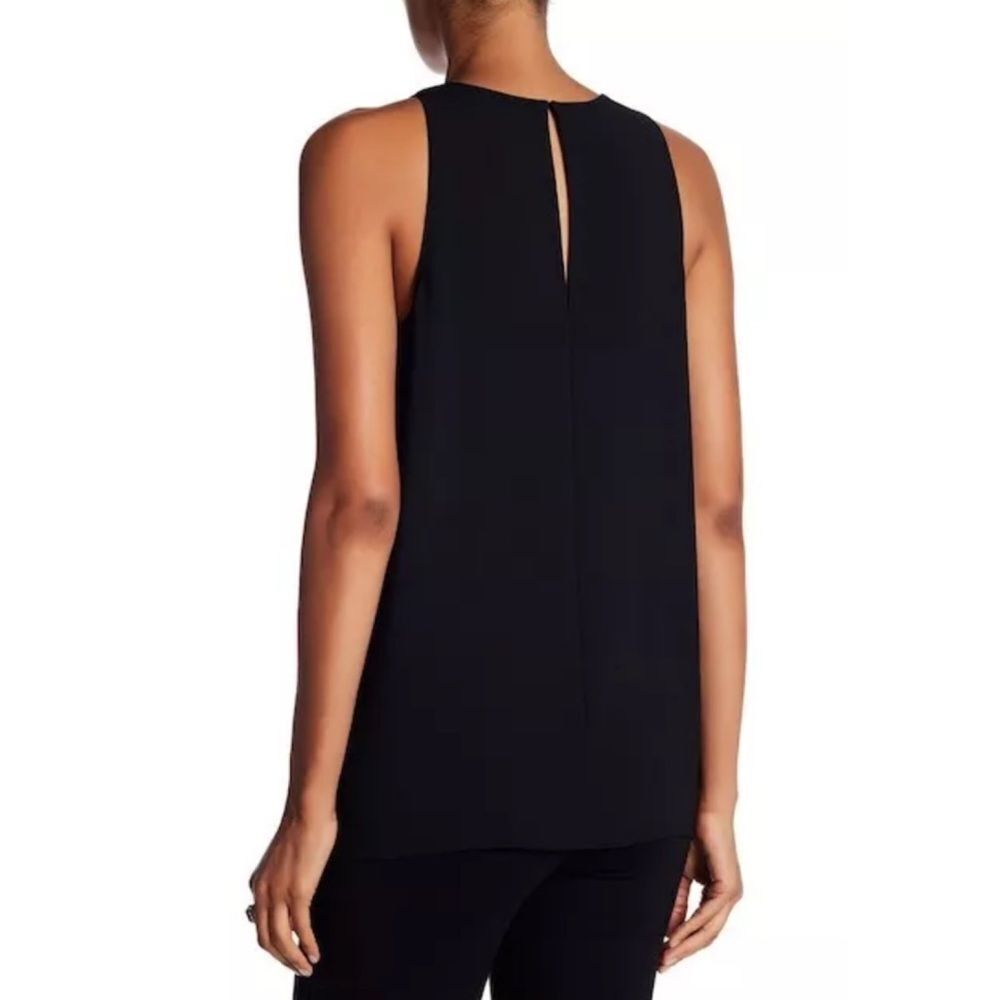 Vince Bonded Laser Tank Top Black Large - Picture 3 of 5